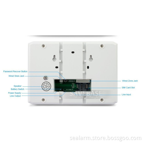 Security Wireless GSM Smart Home Alarm,Intelligent Wireless GSM Alarm control System,Wireless GSM SMS touch Pad LCD display